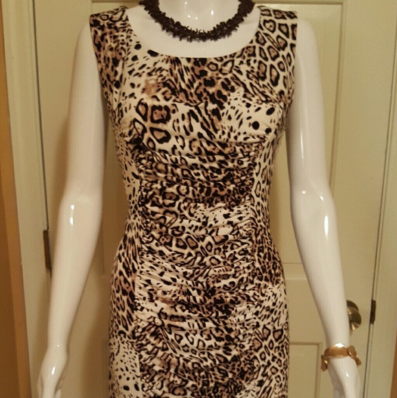 Marvin Richards size 12 NWOT leopard dress - Picture 2 of 6